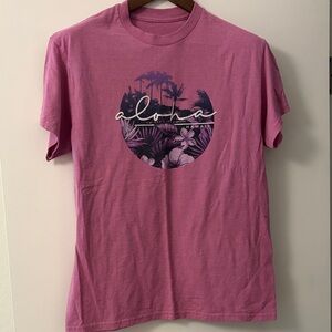Hawaii- Light Purple Tee Aloha